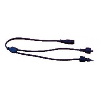 SPLITTER LEAD 0.5 M: 1 X DC FEMALE TO 2 X DC MALE
