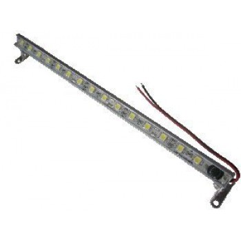 LED ALUMINIUM STRIP LIGHT  520MM. 6.5 WATTS WITH SWITCH & SWIVEL MOUNT