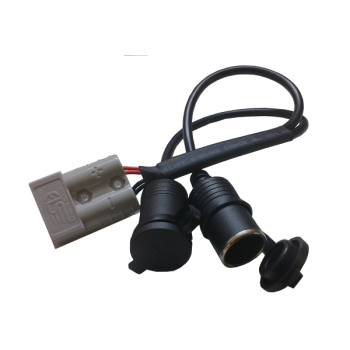 ANDERSON PLUG TO 2 CIG SOCKET OUTLETS