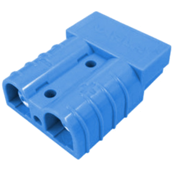 50 AMP BLUE ANDERSON TYPE PLUG WITH CONTACTS