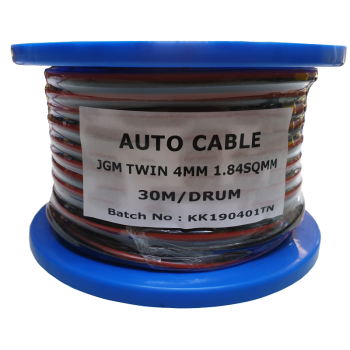 4MM TWIN CORE TINNED CABLE PER METRE