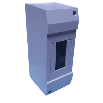 DIN RAIL SURFACE MOUNT HOUSING 1-2 POSITION