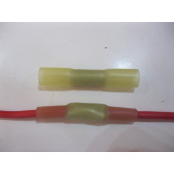 YELLOW IN-LINE / BUTT CONNECTORS HS 50PCS