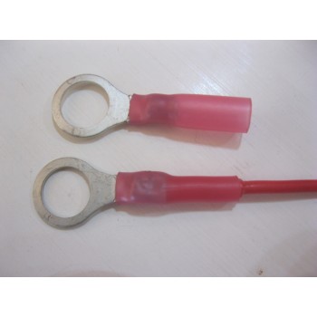8MM RED RING TERMINAL HS 10PCS