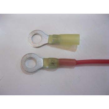 8MM YELLOW RING TERMINAL HS 25PCS 