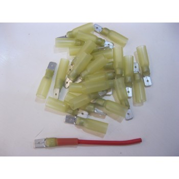 HS YELLOW MALE SPADES 25PCS