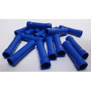 BLUE  IN-LINE / BUTT CONNECTORS 50 PCS