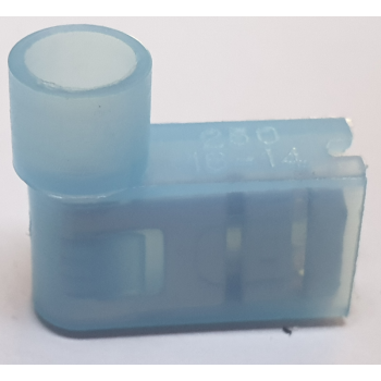 RIGHT ANGLE SPADE TERMINAL: BLUE FLAG X 25 PCS