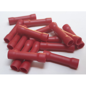 RED  IN-LINE / BUTT CONNECTORS 50 PCS