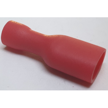 RED FEMALE SPADE CONNECTORS 100PCS