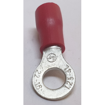 RED RING TERMINAL 4MM X 10 PCS