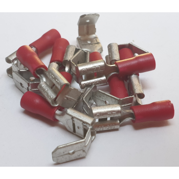 RED SPADE PIGGY BACK  25 PCS