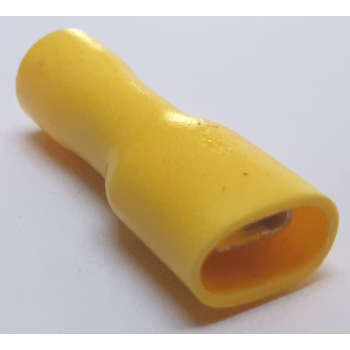 YELLOW FEMALE SPADE FULLY INSULATED  50PCS