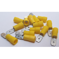 YELLOW MALE SPADE 100PCS