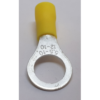 YELLOW RING TERMINAL 10MM  X 50 PCS