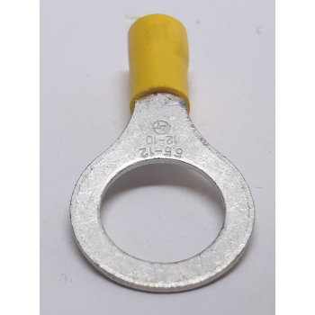 YELLOW RING TERMINAL 12MM  X 10 PCS