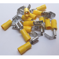 YELLOW SPADE PIGGY BACK 10 PCS