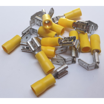 YELLOW SPADE PIGGY BACK 25 PCS