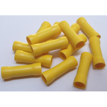 YELLOW  IN-LINE / BUTT CONNECTORS 50 PCS