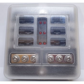 6 WAY FUSE BLOCK + NEUTRAL LINK