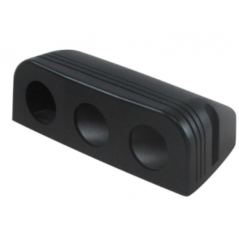 SURFACE MOUNT TRIPLE ACCESSORY HOUSING