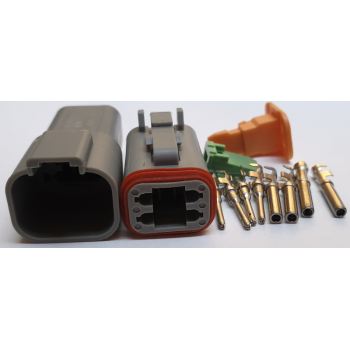 DEUTSCH TYPE CONNECTORS: 4 PIN PAIR