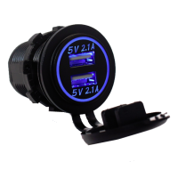 VOLT METER & DUAL USB SURFACE MOUNT