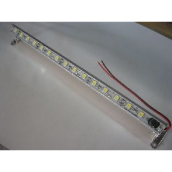 LED ALUMINIUM STRIP LIGHT  270MM. 3.25 WATTS WITH SWITCH & SWIVEL MOUNT