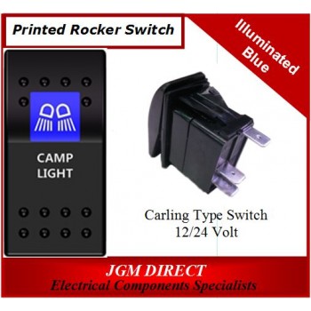 'CAMP LIGHT'  ILLUMINATED BLUE