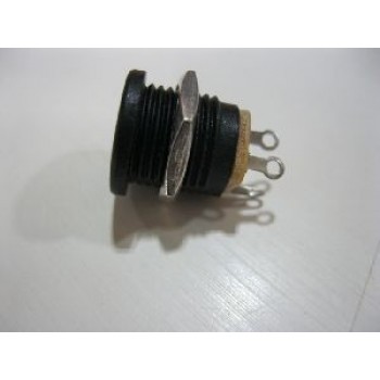 DC CONNECTOR: FEMALE PANEL MOUNT 5.5 x 2.1MM
