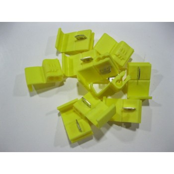 YELLOW QUICK CONNECT JOINERS X 25 PCS