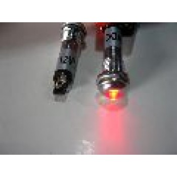 METAL INDICATOR LIGHT: RED