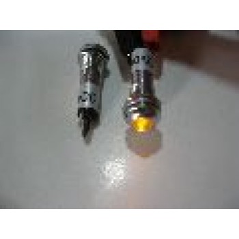 METAL INDICATOR LIGHT: YELLOW