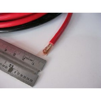 8 B&S SINGLE CORE TINNED CABLE    RED   30 METRE ROLL