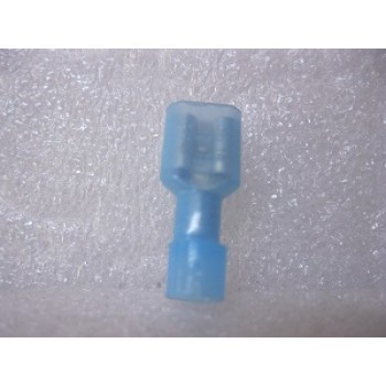NYLON BLUE FEMALE SPADE TERMINAL 25 PCS
