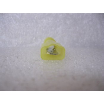 NYLON YELLOW MALE SPADE TERMINAL 25 PCS