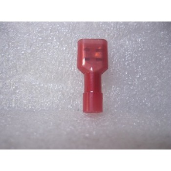NYLON RED FEMALE SPADE TERMINAL 25 PCS