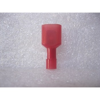NYLON RED MALE SPADE TERMINAL 25 PCS