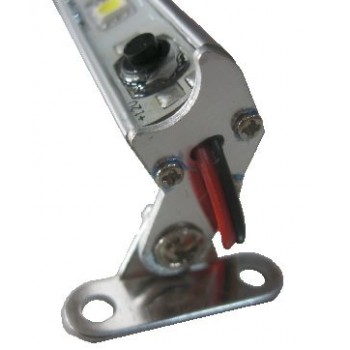 LED ALUMINIUM STRIP LIGHT  120MM. 1.9 WATTS WITH SWITCH & SWIVEL MOUNT